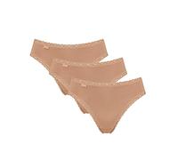 sloggi Donna 24/7 Cotton Lace Tai C3P, Brush, 40