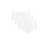 sloggi Donna 24/7 Microfibre Midi C3P, Bianco, 46