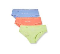 sloggi Donna 24/7 Weekend Hipster C3P, Orange - Dark Combination, 40