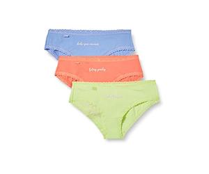 Sloggi Donna 24/7 Weekend Hipster C3P, Orange - Dark Combination, 40