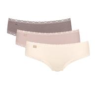 sloggi Donna 24/7 Weekend Hipster C3P, Skin - Dark Combination, 44