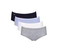 SLOGGI Panty 'Basic+' opale / grigio sfumato / nero / bianco, Taglia L