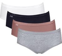 SLOGGI Panty 'Basic+' grigio sfumato / malva / nero / bianco, Taglia L