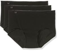 Sloggi 24/7 Cotton Midi C3P, Slip Donna, Nero (Black), 50