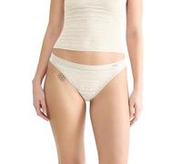 Sloggi Donna Free Evolve String Lace Briefs, Silk White 01, Bianco Seta., 01