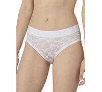 sloggi Donna Go Allround Lace Midi, Bianco, Taglia unica