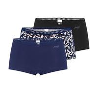 sloggi Donna Go Crush Short C3P, Blue - Dark Combination