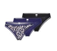 sloggi Donna Go Crush String C3P, Blue - Dark Combination