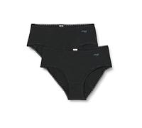 Mutandine donna Sloggi Go Midi (x2) Noir XL