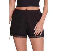 Sloggi Donna Go Ribbed Short, Nero, L