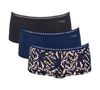 Sloggi Donna Pantys, 3er Pacco - Go Crush Breve C3P,Mutande,Stretch-Baumwo