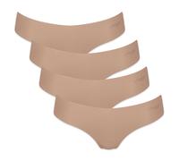 Sloggi Donna Perizoma, 4er Pacco - Zero Microfibra 2.0 Tanga Hip, Microfibra, Ei