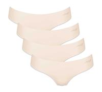 Sloggi Donna Perizoma, 4er Pacco - Zero Microfibra 2.0 Tanga Hip, Microfibra, Ei