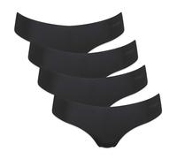 Sloggi Donna Perizoma, 4er Pacco - Zero Microfibra 2.0 Tanga Hip, Microfibra, Ei