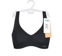 SLOGGI reggiseno microfibra ZERO FEEL 2.0 BRALETTE da infilare NERO coppe imb.es