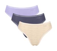 Sloggi Donna Slip, 3er Pacco - Go Crush High Gamba C3P,Mutande,Stretch-Baum