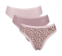 Sloggi Donna Slip, 3er Pacco - Go Crush High Gamba C3P,Mutande,Stretch-Baum
