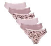 Sloggi Donna Slip, 6er Pacco - Go Crush High Gamba C6P,Mutande,Stretch-Baum