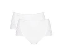 Sloggi Donna Slip Im Pacco - Maxi, Conveniente, Pure Falce Luxe,Bianco e Nero