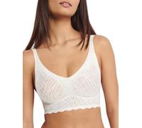 sloggi Donna Zero Feel Bliss Bralette, Silk Bianco