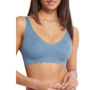 sloggi Donna Zero Feel Bliss Soft Bra, Azzurra Blu