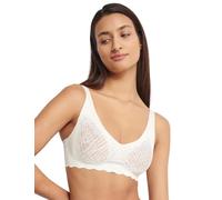 sloggi Donna Zero Feel Bliss Soft Bra, Silk Bianco