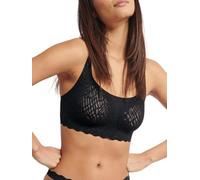 Sloggi Donna Zero Feel Bliss Top, Nero, S