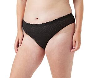 sloggi Donna Zero Feel Lace 2.0 Brazil Panty, Nero, S