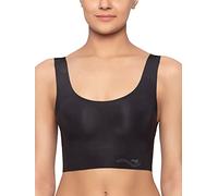 sloggi Donna Zero Feel Top Ex, Nero, L