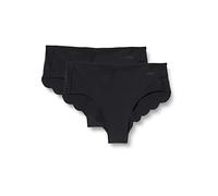 sloggi Donna Zero Modal 2.0 H Hipster 2P, Nero, XS