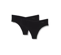 sloggi Donna Zero Modal 2.0 H Hipstring 2P, Nero, M