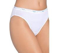Sloggi Donne 100 Tai 3PK Slip tinta unita (confezione da 3), bianco, 46