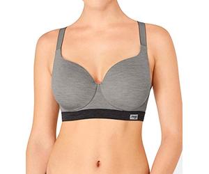 Sloggi Donne Move Flow Whp Reggiseno Sportivo Donna, Multicolore (Grey Combination M013), 4^D