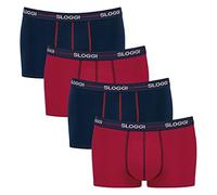 sloggi for Men Start Hipster C2P Box biancheria intima, 4 x blu - Dark Combination, L