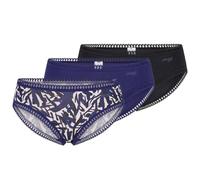 sloggi Go Crush Hipster C3P Biancheria Intima, Blue-Dark Combination, L (Pacco da 3) da Donna