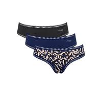 sloggi Donna Go Crush Hipster C3P, Blue - Dark Combination