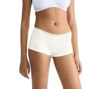 Sloggi Go Crush Short C3p Slip, Bianco Seta, L (Pacco da 3) Donna