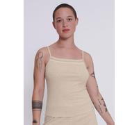 Sloggi - GO Ribbed Spaghetti Top Beige - Abbigliamento M Beige