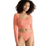 Sloggi Maglietta da Donna Zero Feel Bliss Long SLE, Albicocca, XL