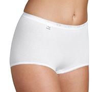 Sloggi Basic+ Maxi 2p Slip, Bianco (White), 9 (Pacco da 2) Donna