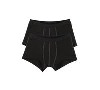 sloggi men , 24/7 Hipster 2P, Pantaloncini Retro, Uomo, Nero (Black), 7