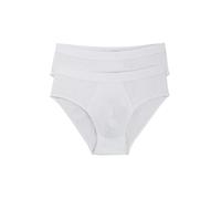 Sloggi 24/7 Midi 2p Slip, Bianco (White), 8 (Pacco da 2) Uomo
