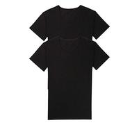 sloggi men 24/7 SH 03 O-Neck 2P, Canottiera, Uomo, Nero (Black), 7
