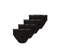 Sloggi Men Basic Midi 4P, Slip, Uomo, Nero (Black), 8