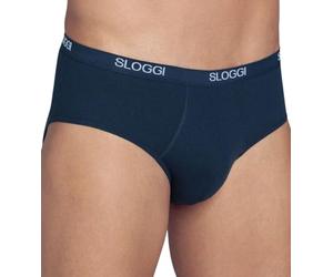 Sloggi Men Basic Midi 6P, Slip, Uomo, Blu, 7