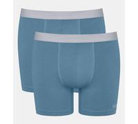 Sloggi Men Go ABC 2.0 Short 2P, Boxer Uomo, Provincial Blue, S