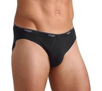 Sloggi Slip Uomo Basic Mini – Cotone, Vita bassa, 2 pezzi, Nero, 5