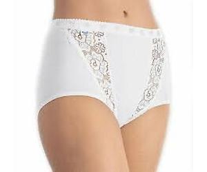 SLOGGI mutandina alta in cotone con pizzo CHIC MAXI confezione risparmio 2 slip