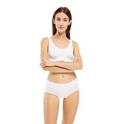 Sloggi Onorevoli 3 Paia Base Midi Slip in 2 Colori - 10 Donna - Bianco