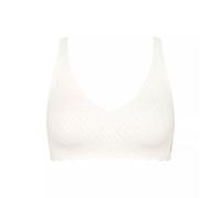 sloggi Donna Zero Feel Bliss Soft Bra, Silk Bianco